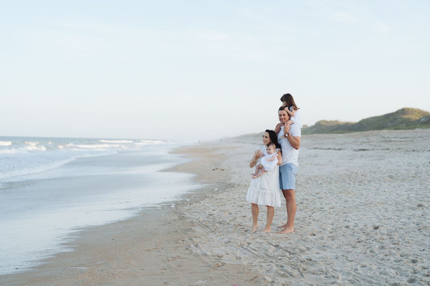 Family photoshoot ponte vedra beach sunset