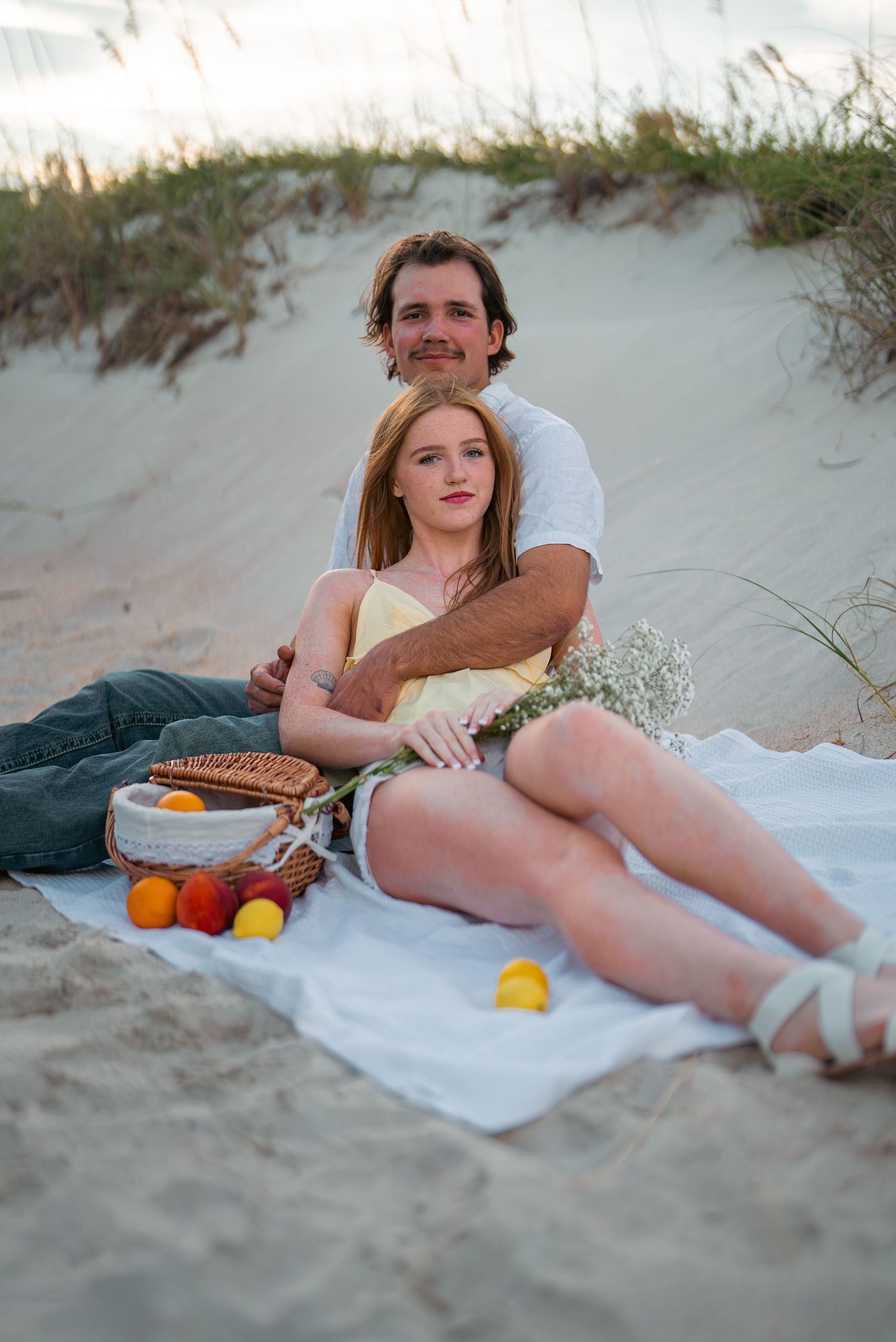 Engagement session st Augustine beach sunset