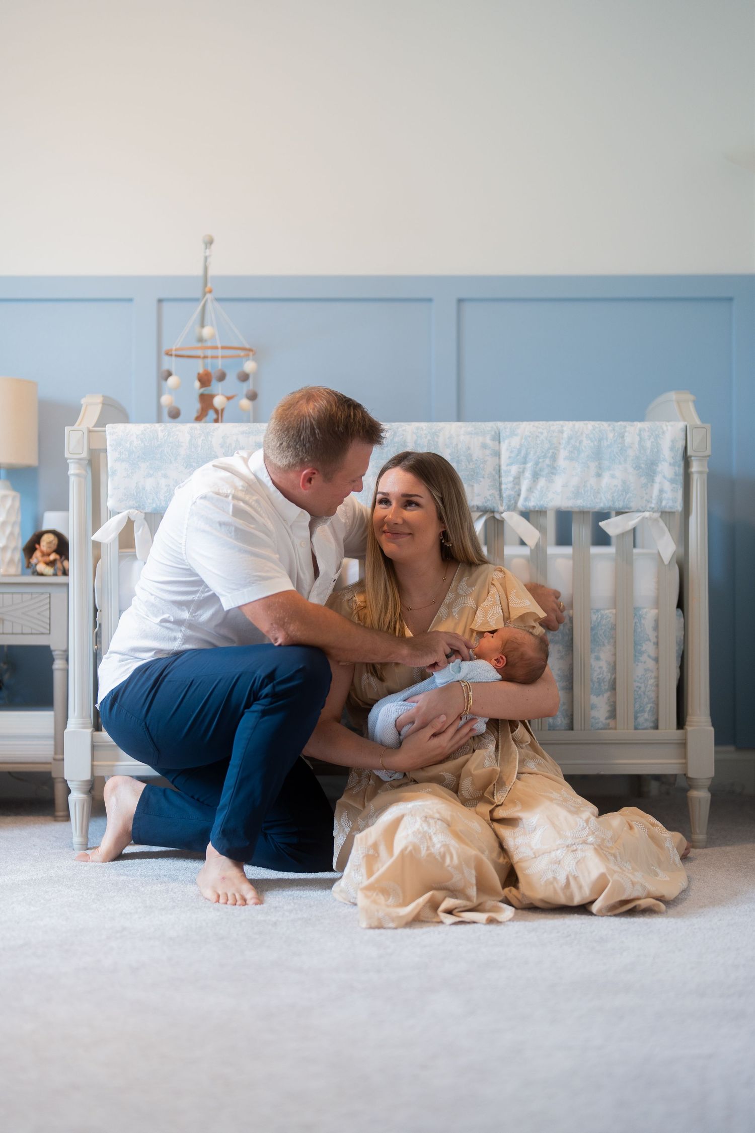 Family photography St. Johns newborn  in home outdoor session