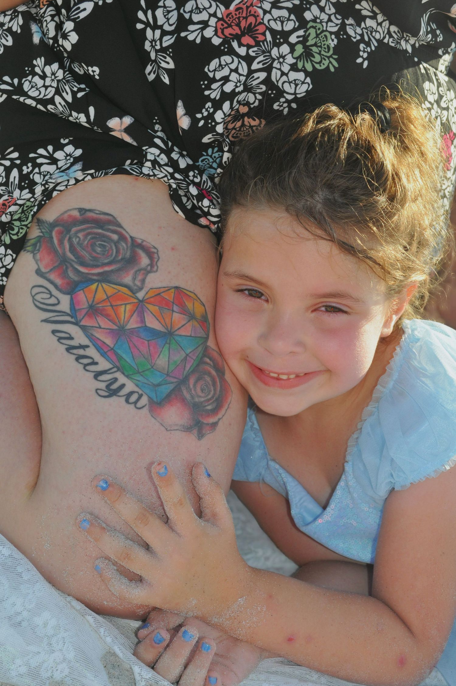 Mother's Day Photoshoot 2026 - Mercedes & Natalya tattoo tribute