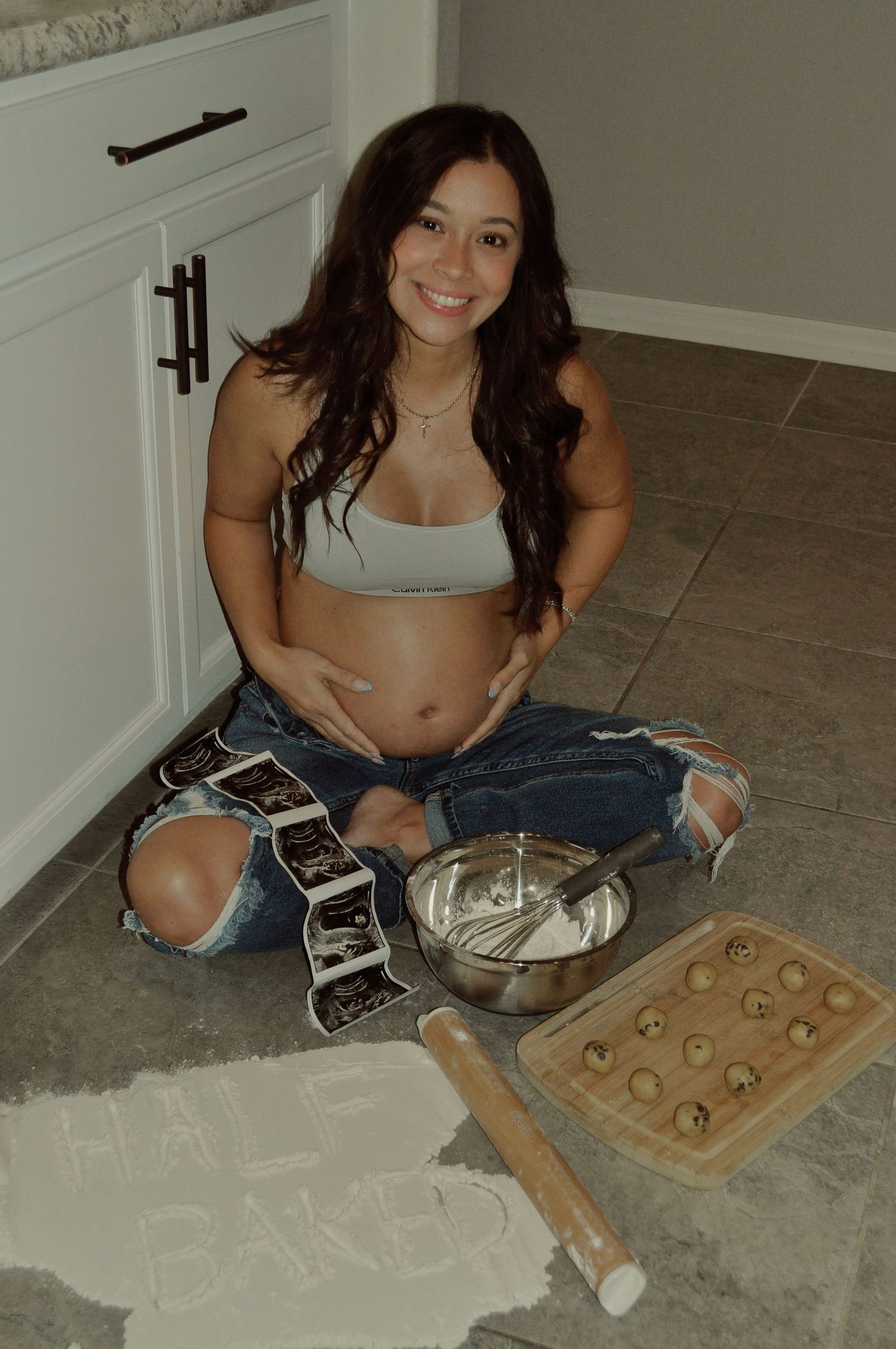 Editorial maternity session photographed in Palm Bay, Florida based in East Central Florida with a classic old money inspired style
