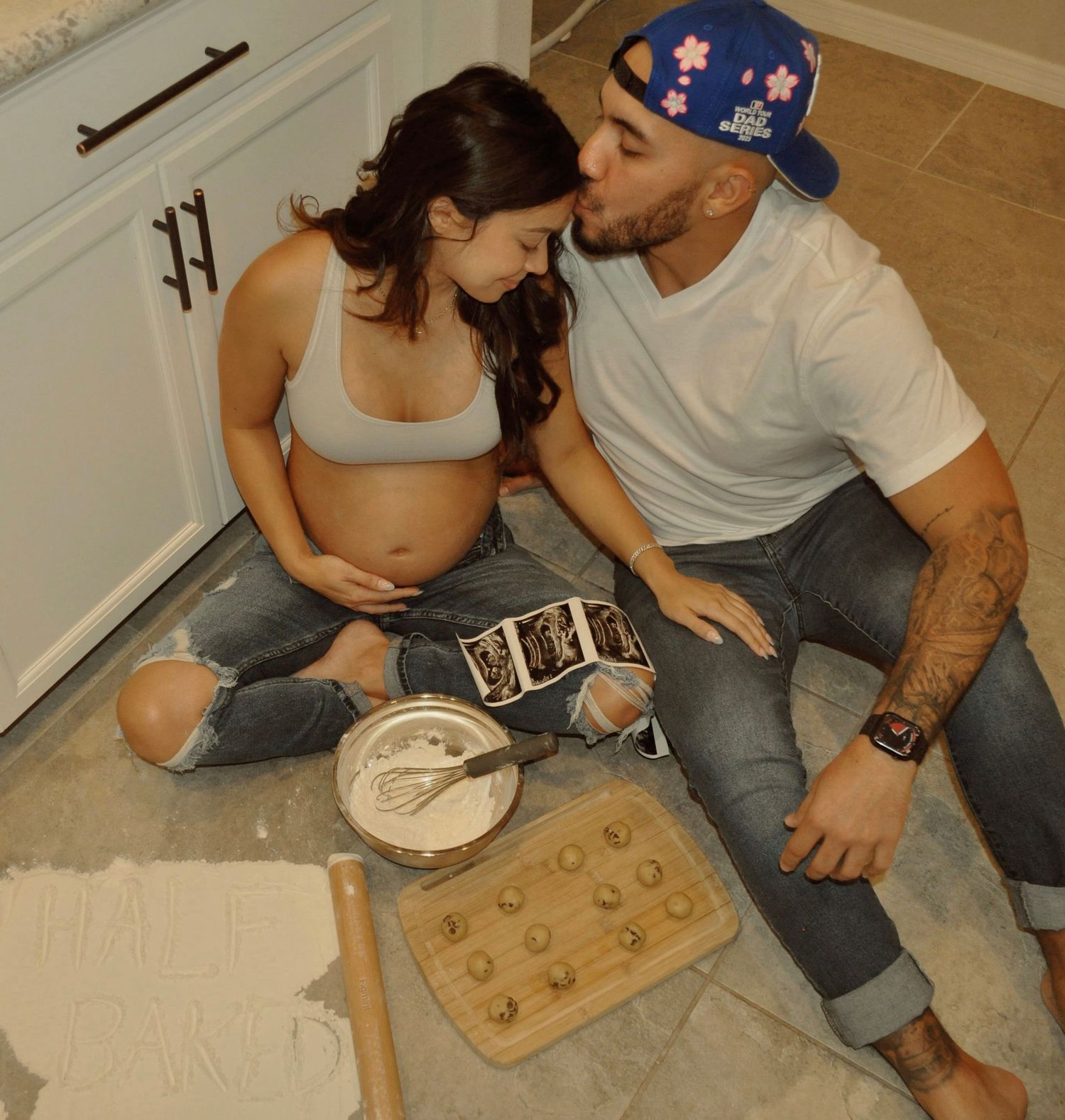 Editorial maternity session photographed in Palm Bay, Florida based in East Central Florida with a classic old money inspired style