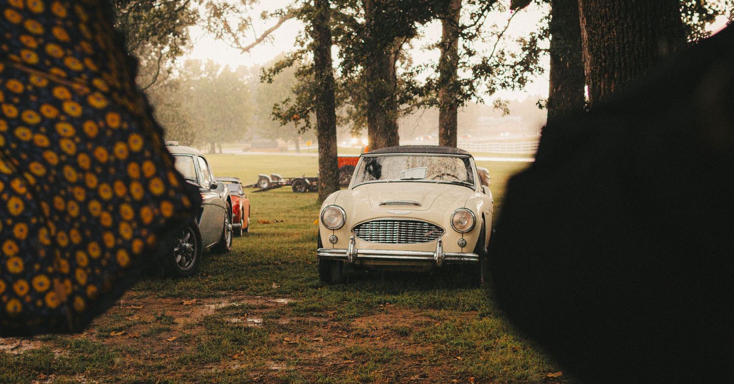 Aesthetic lifestyle photography of a classic vintage car at a local Fayetteville, AR car show by Tyler Banner Photography.