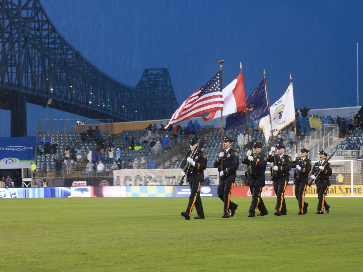Event Photography - Police Honor Guard at Subaru Park