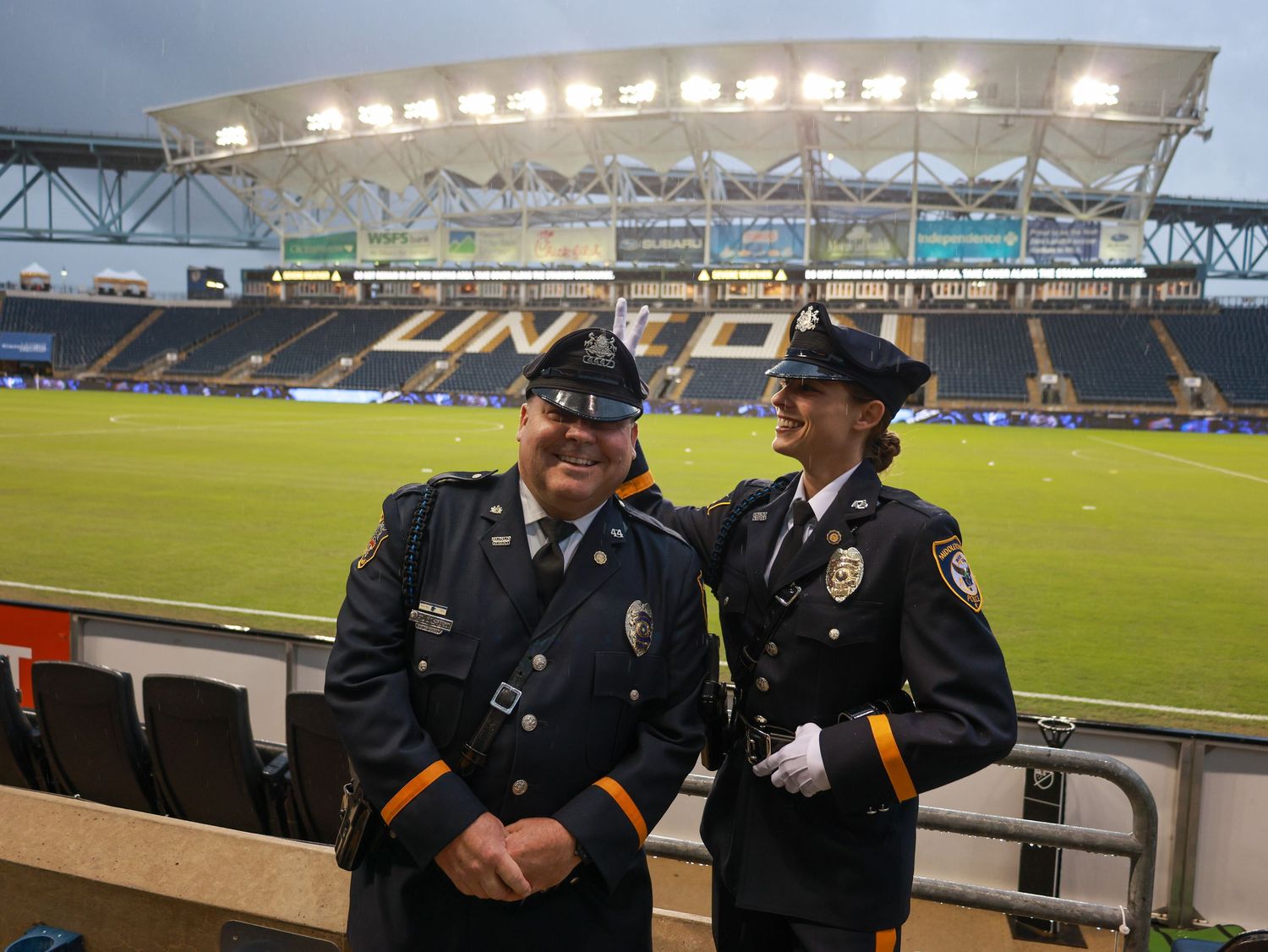 Honor Guard at Subaru Park before Philadelphia Union game