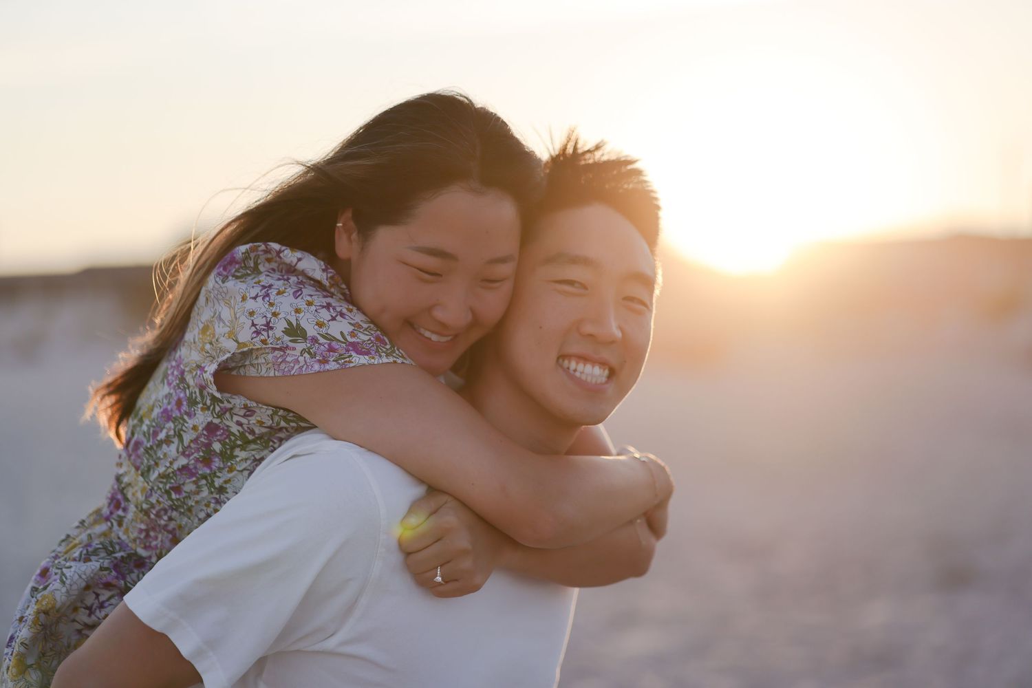 Beach Engagement Photo Shoot