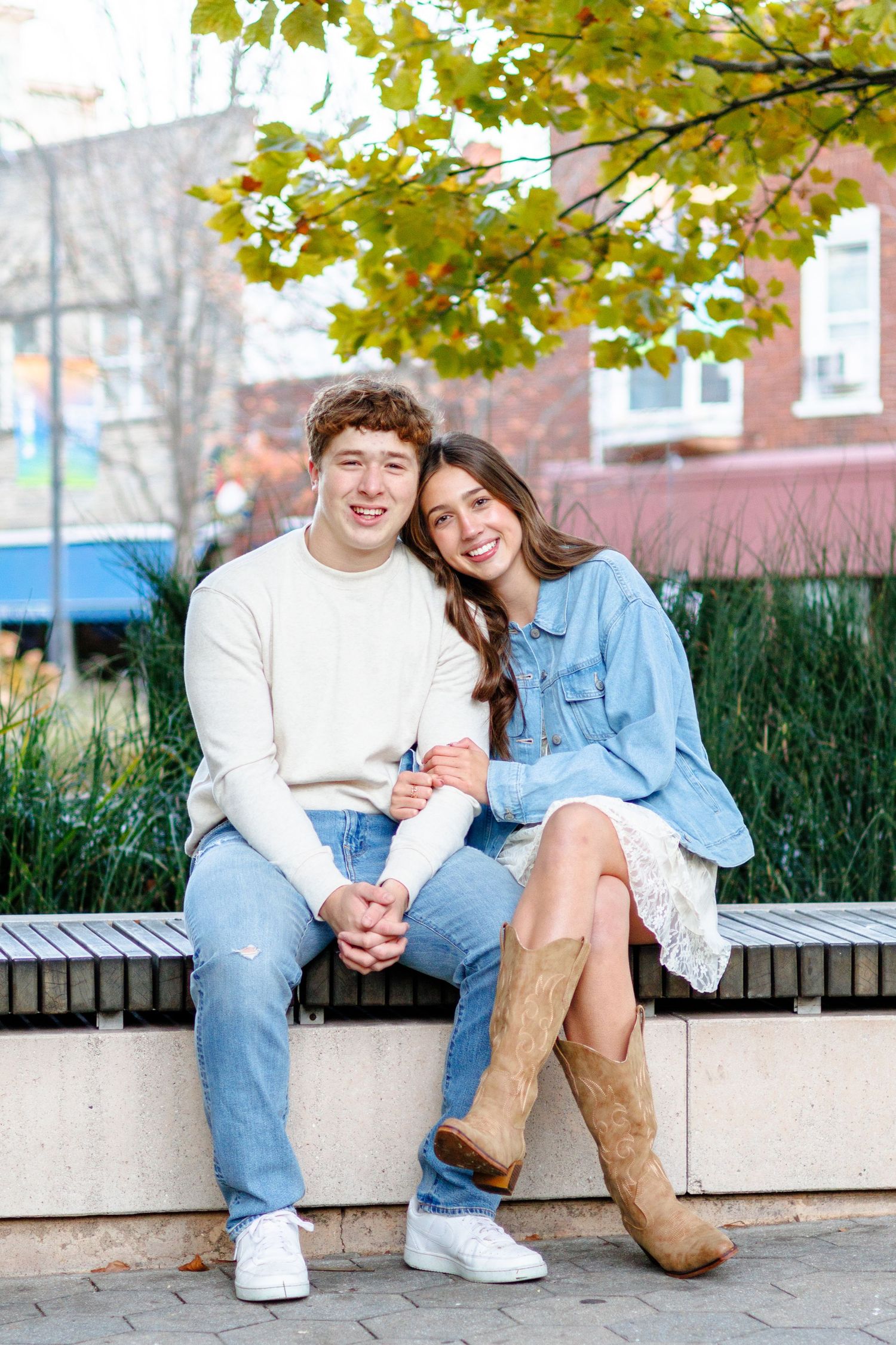 A couple's portrait in Normal, Illinois