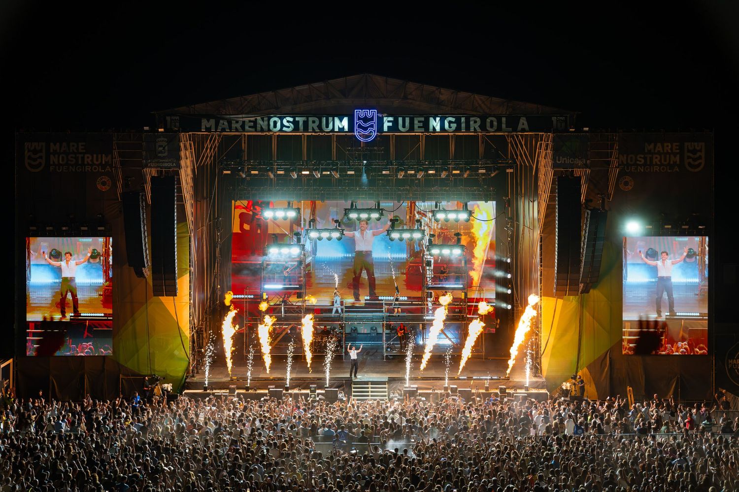 Live concert photography at Mare Nostrum Festival in Fuengirola, Málaga