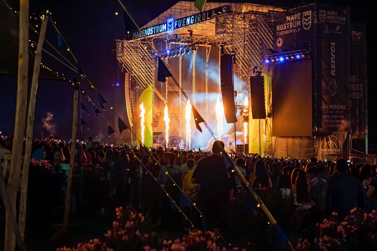 Live concert photography at Mare Nostrum Festival in Fuengirola, Málaga