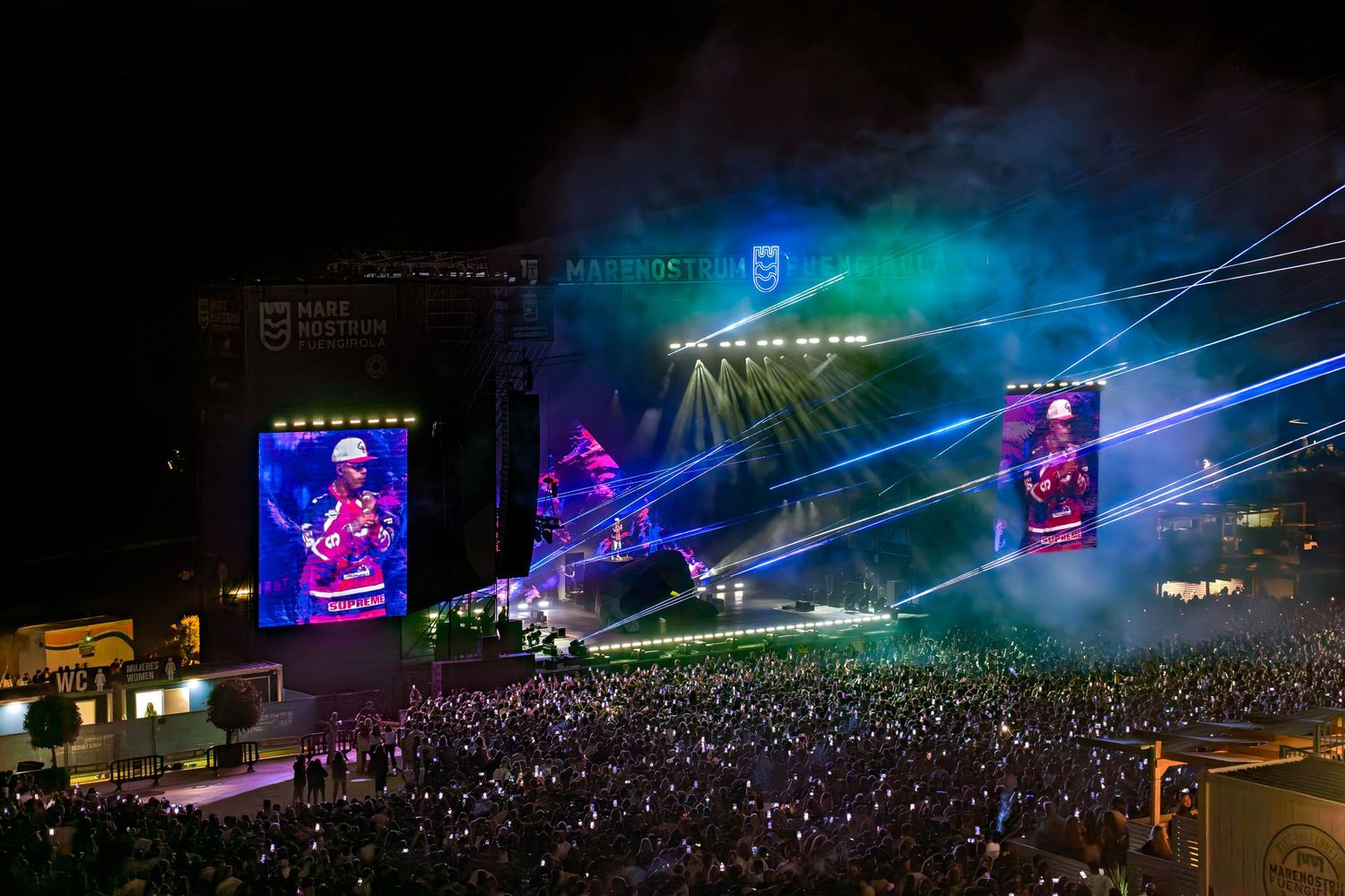 Live concert photography at Mare Nostrum Festival in Fuengirola, Málaga