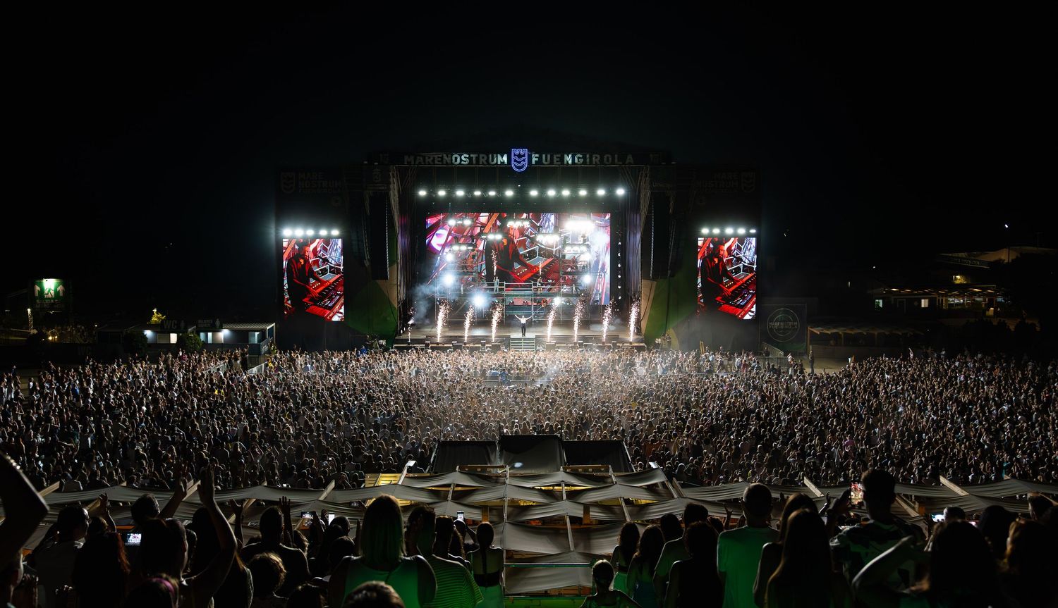 Live concert photography at Mare Nostrum Festival in Fuengirola, Málaga