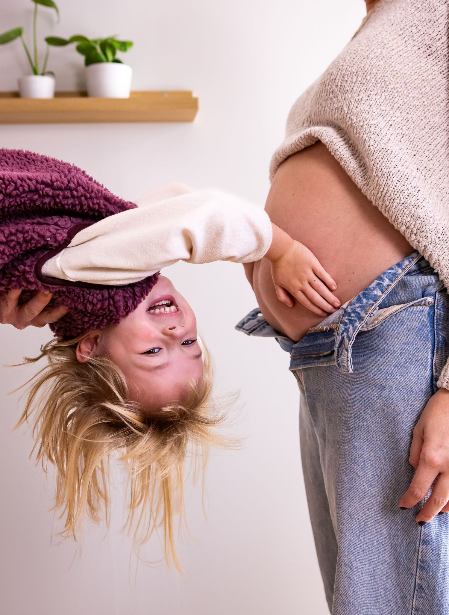 Dit is een maternity shoot