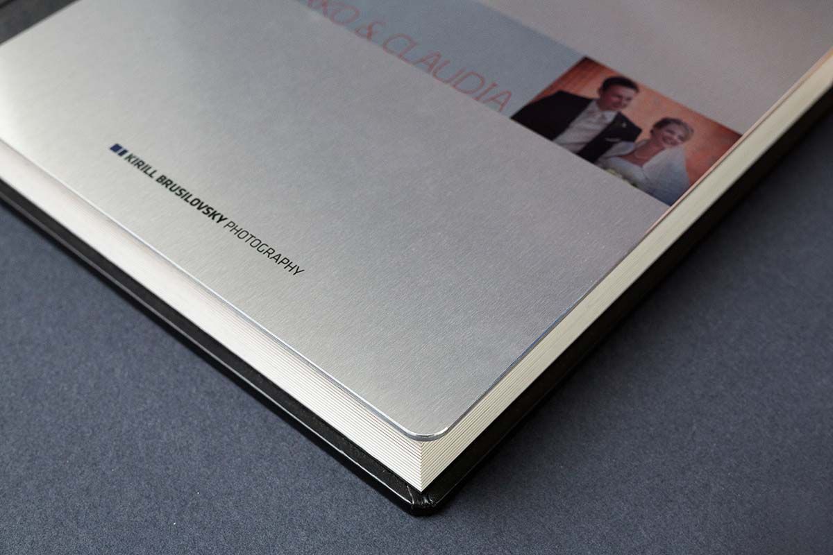 Hochzeitsfotograf Hamburg exklusive Hochzeitsalben mit Metall-Cover