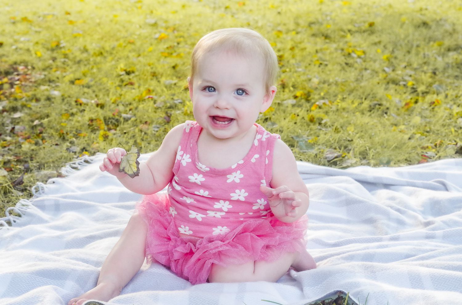 Girl one year old photo session in Harford County, MD