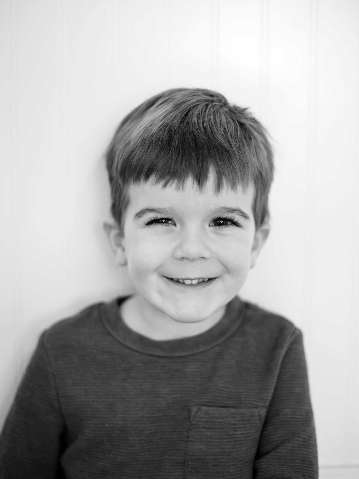 Black and white personality portrait in Baltimore, MD
