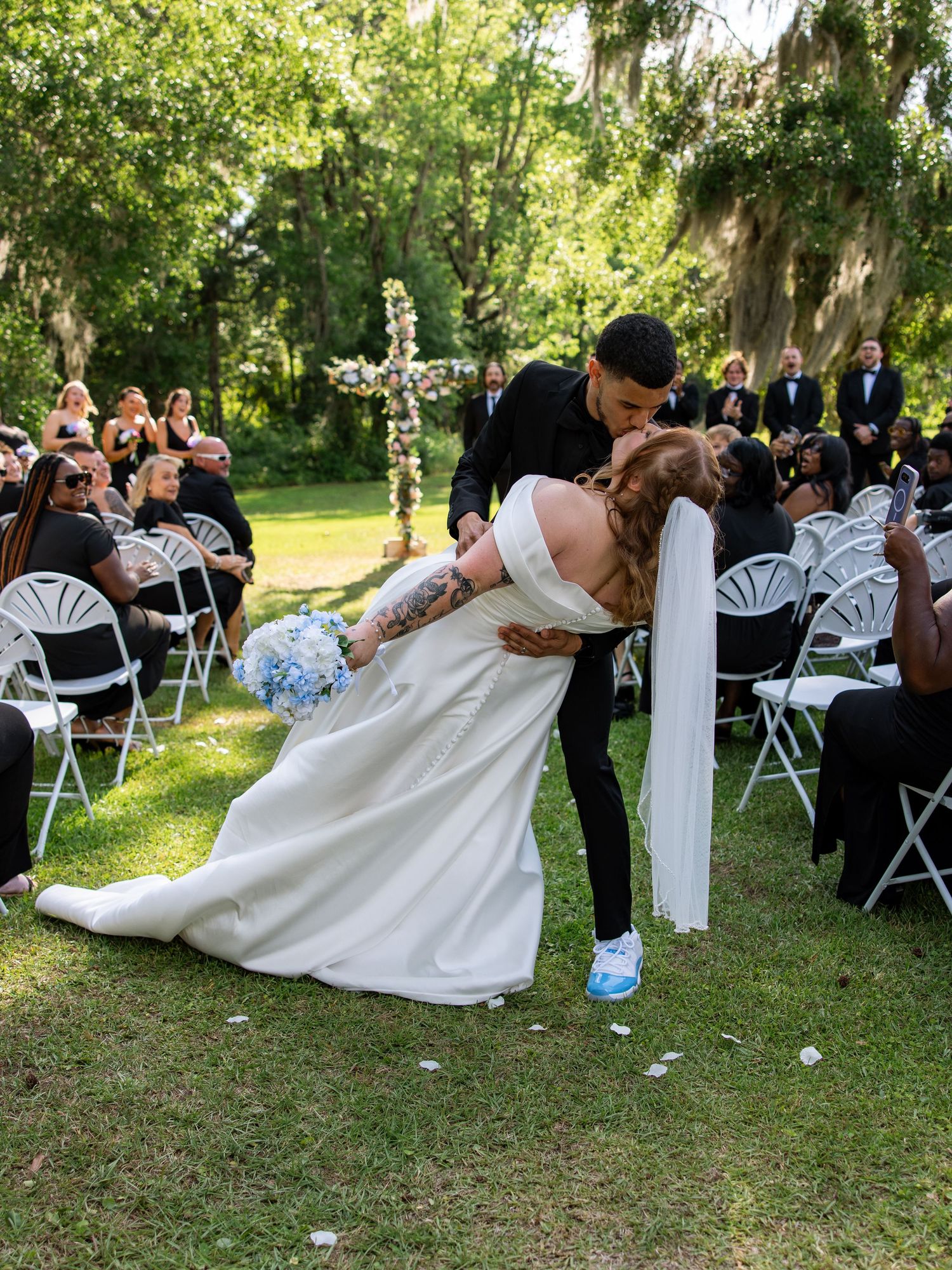On May 14, 2026, the Holomans celebrated the beginning of their forever at Thompson Farm in South Carolina.