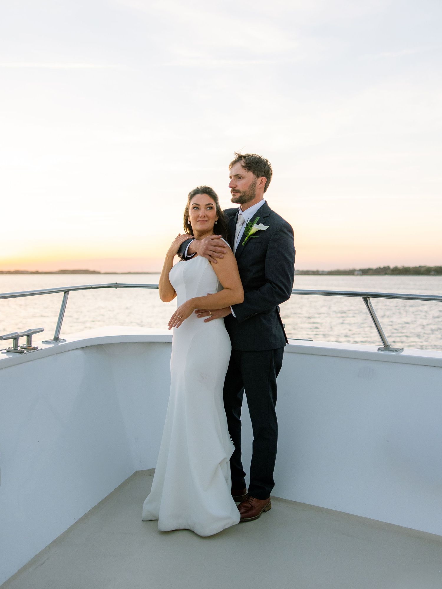 The Morrisons' wedding day in March 2026 was a beautiful blend of timeless tradition and coastal charm.