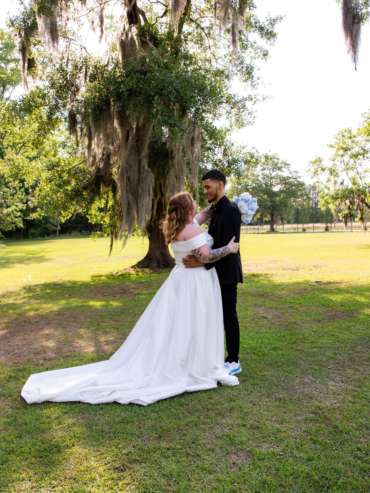 On May 14, 2026, the Holomans celebrated the beginning of their forever at Thompson Farm in South Carolina.