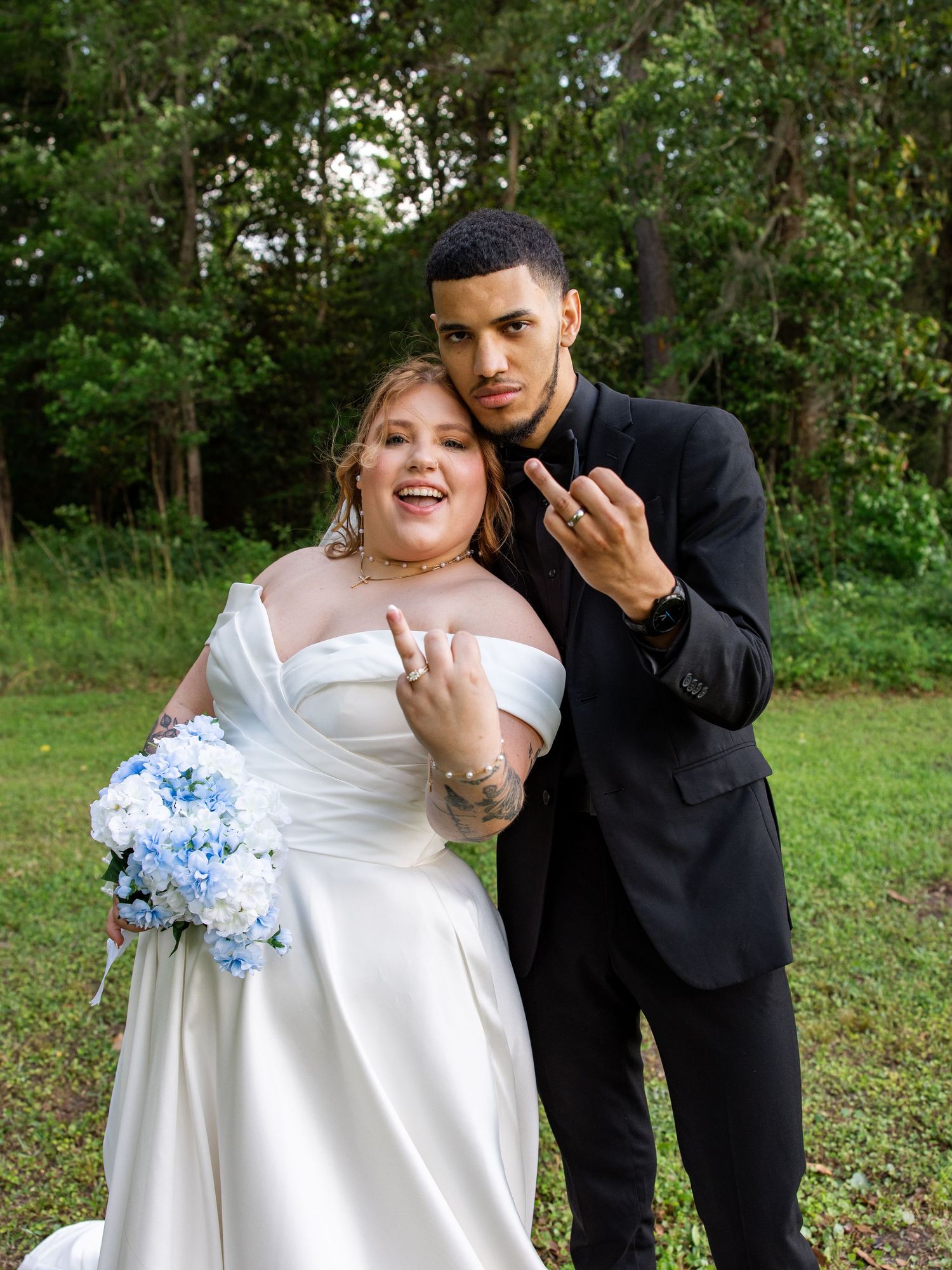 On May 14, 2026, the Holomans celebrated the beginning of their forever at Thompson Farm in South Carolina.