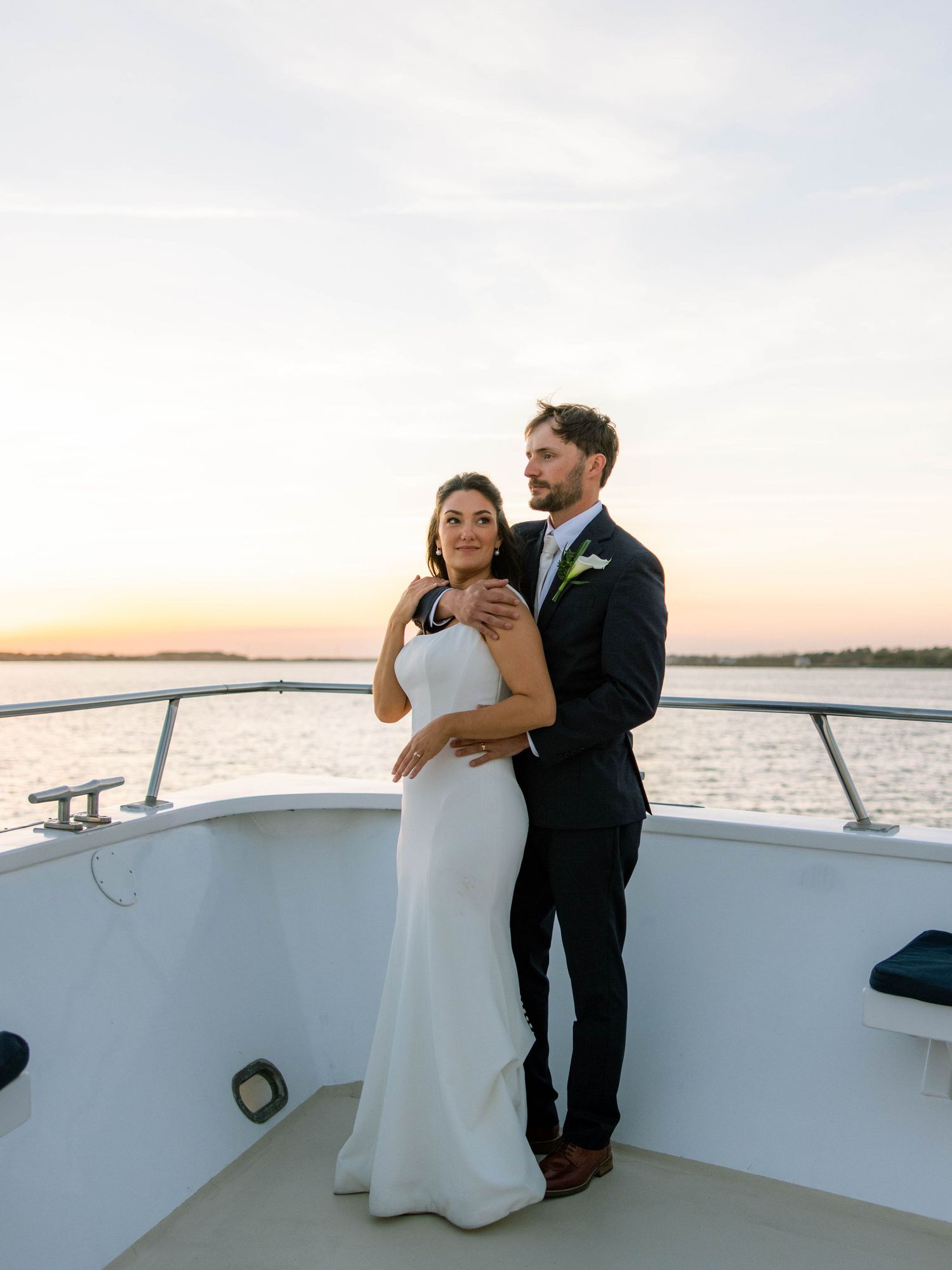 The Morrisons' wedding day in March 2026 was a beautiful blend of timeless tradition and coastal charm.