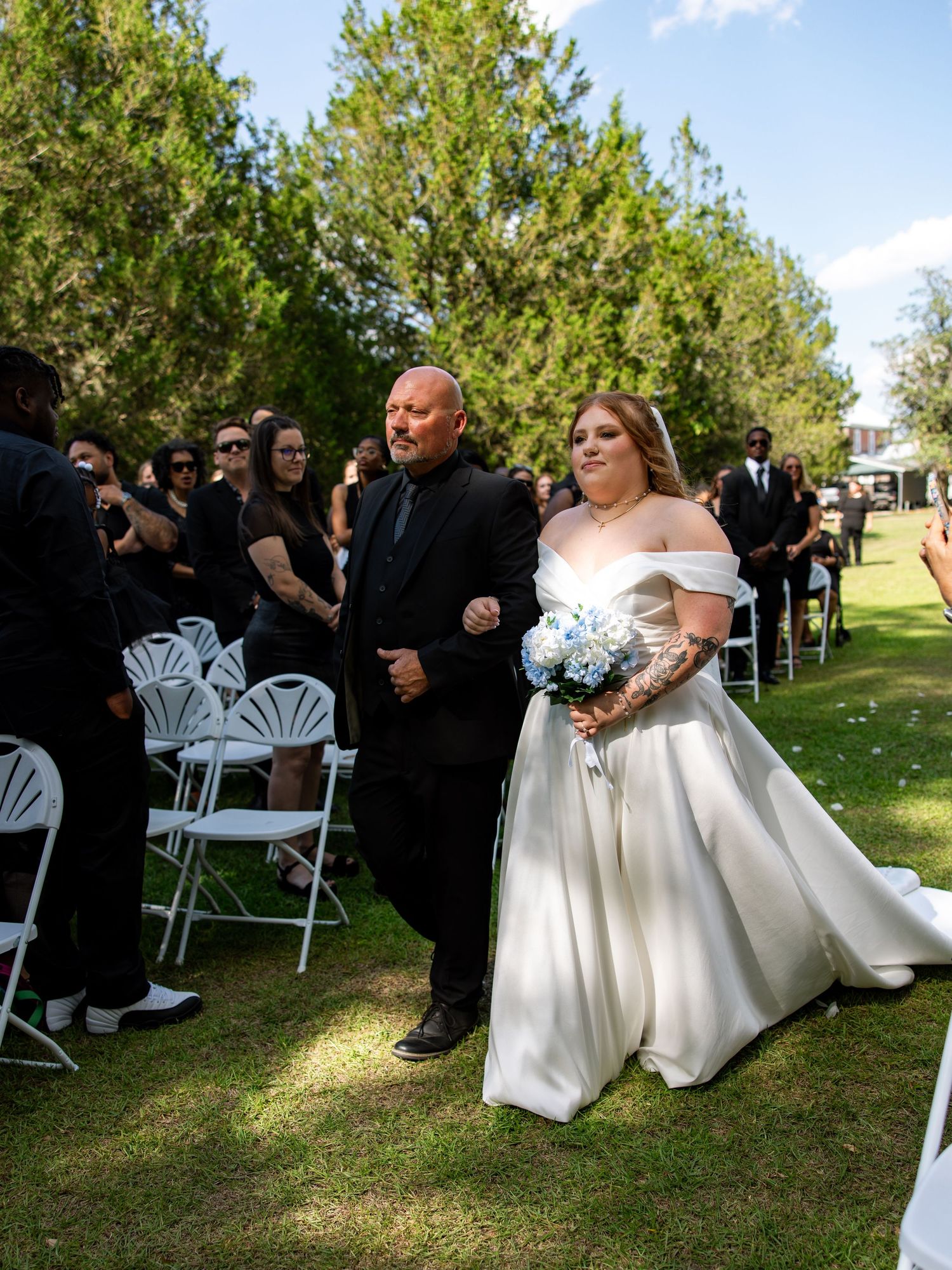 On May 14, 2026, the Holomans celebrated the beginning of their forever at Thompson Farm in South Carolina.