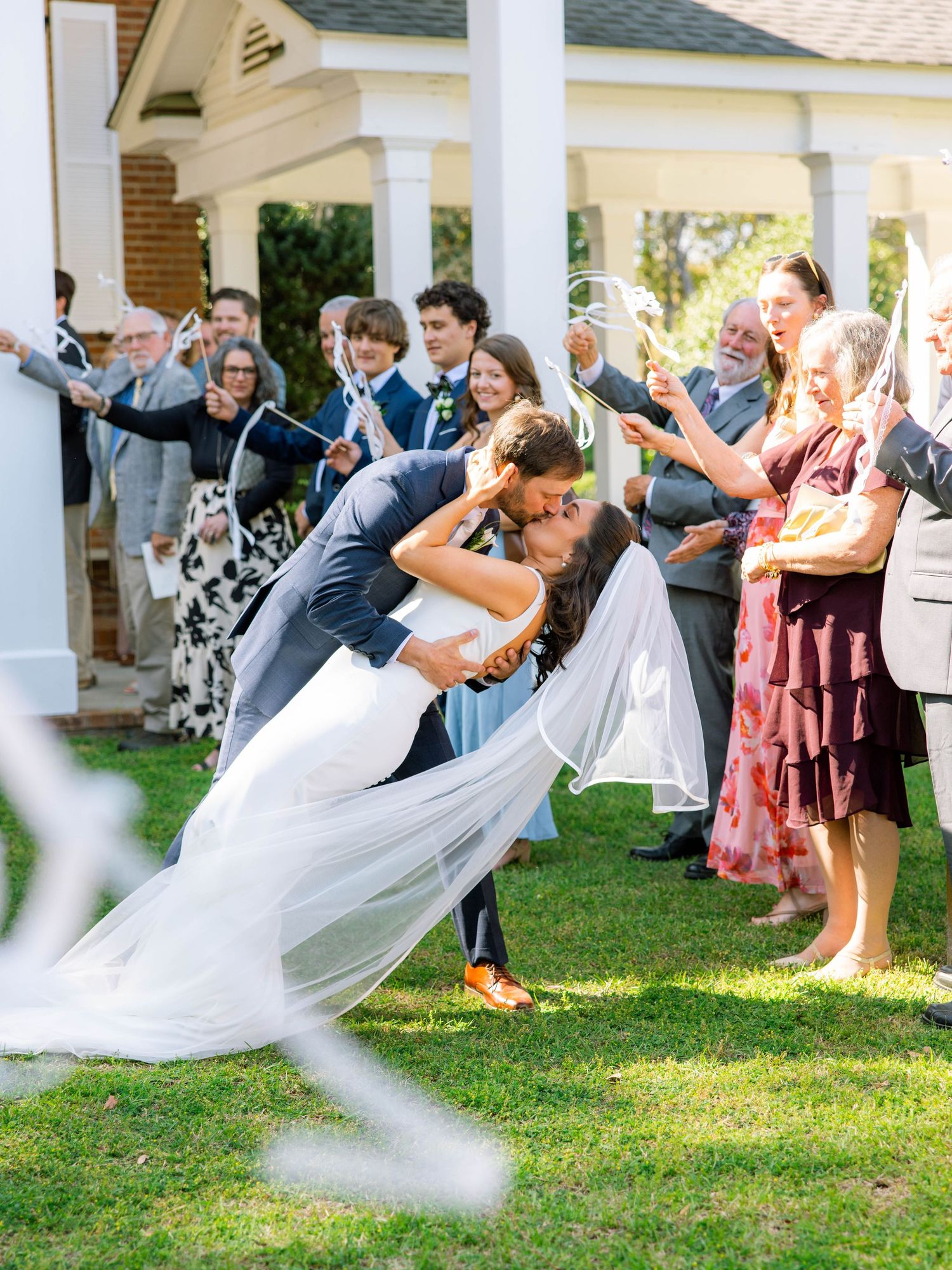 The Morrisons' wedding day in March 2026 was a beautiful blend of timeless tradition and coastal charm.
