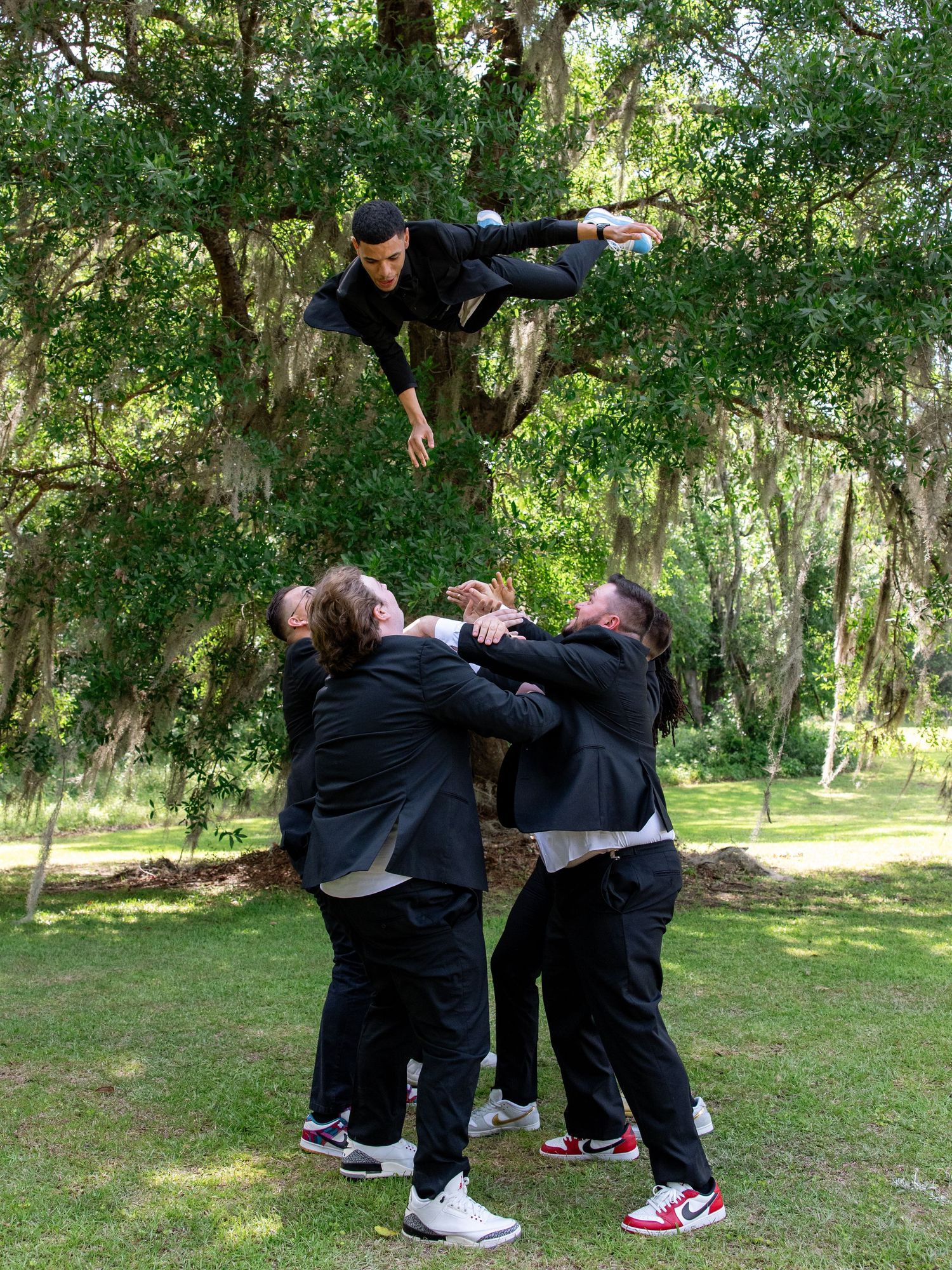 On May 14, 2026, the Holomans celebrated the beginning of their forever at Thompson Farm in South Carolina.
