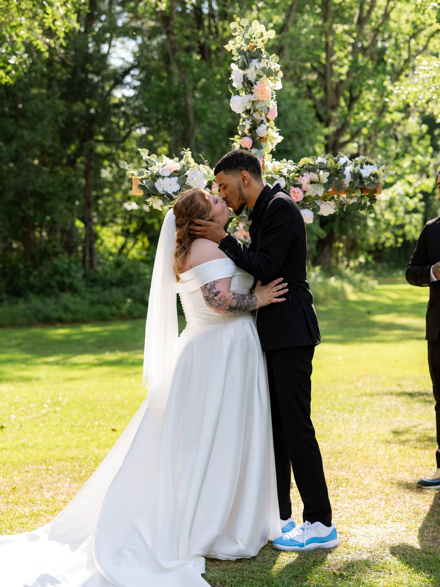 On May 14, 2026, the Holomans celebrated the beginning of their forever at Thompson Farm in South Carolina.