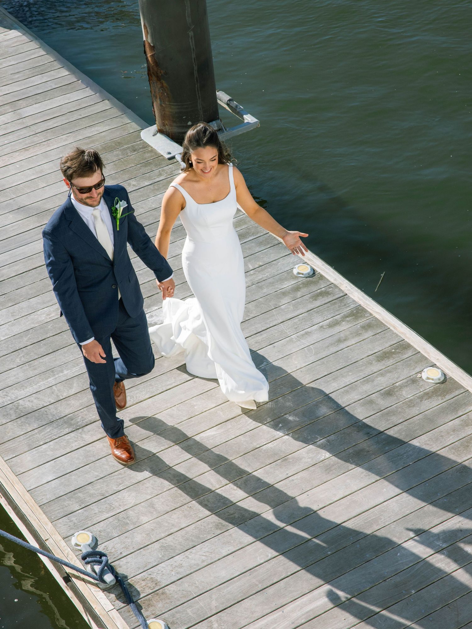 The Morrisons' wedding day in March 2026 was a beautiful blend of timeless tradition and coastal charm.