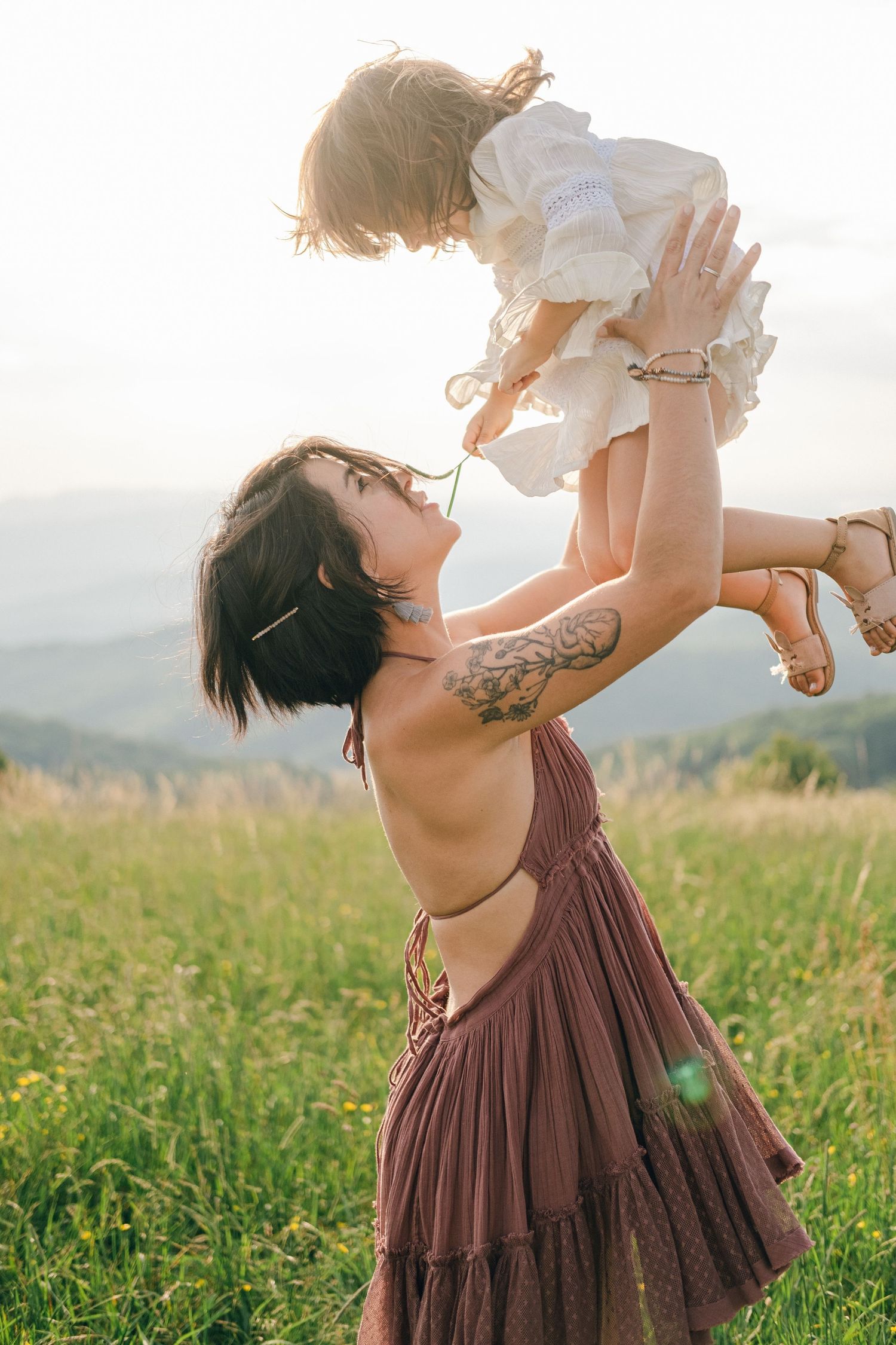 Family Session at Max Patch Trail in North Carolina