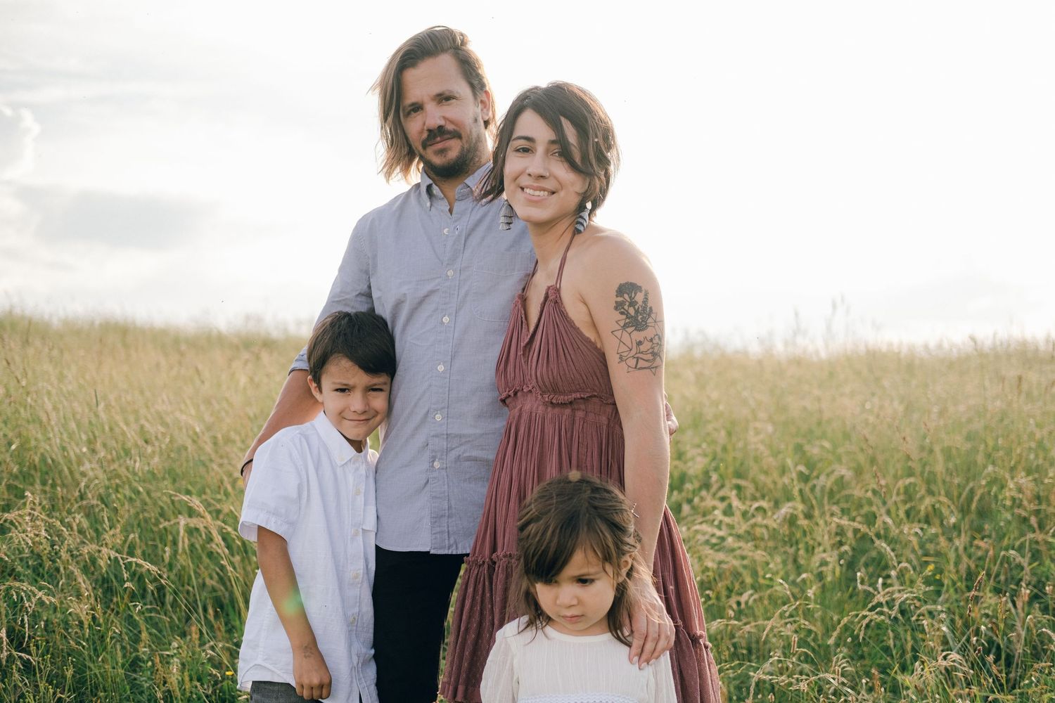 Family Session at Max Patch Trail in North Carolina