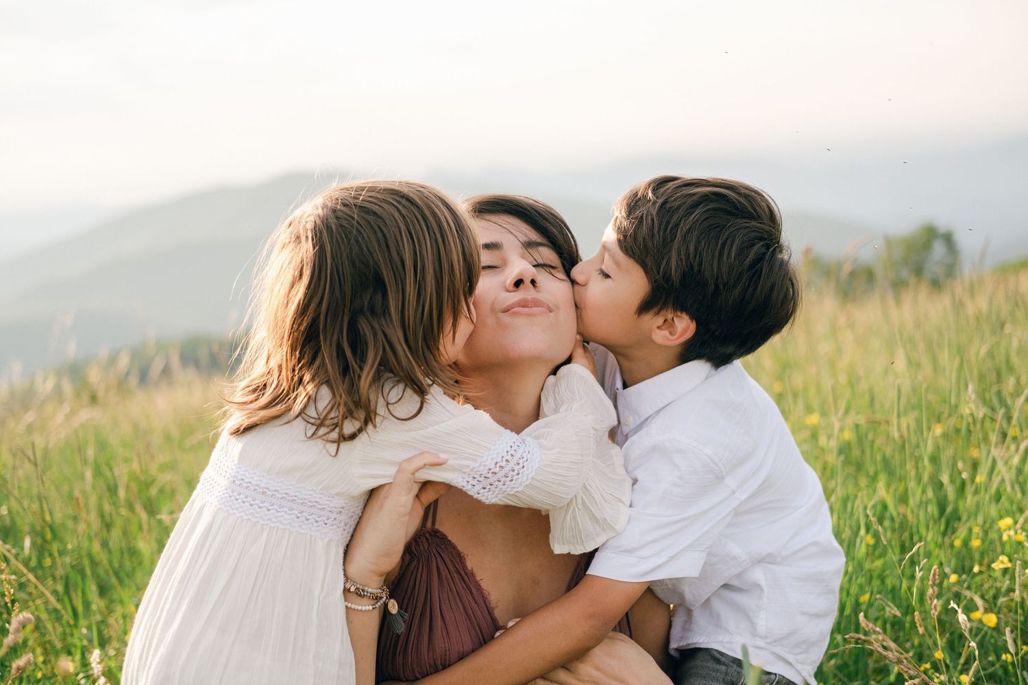 Family Session at Max Patch Trail in North Carolina