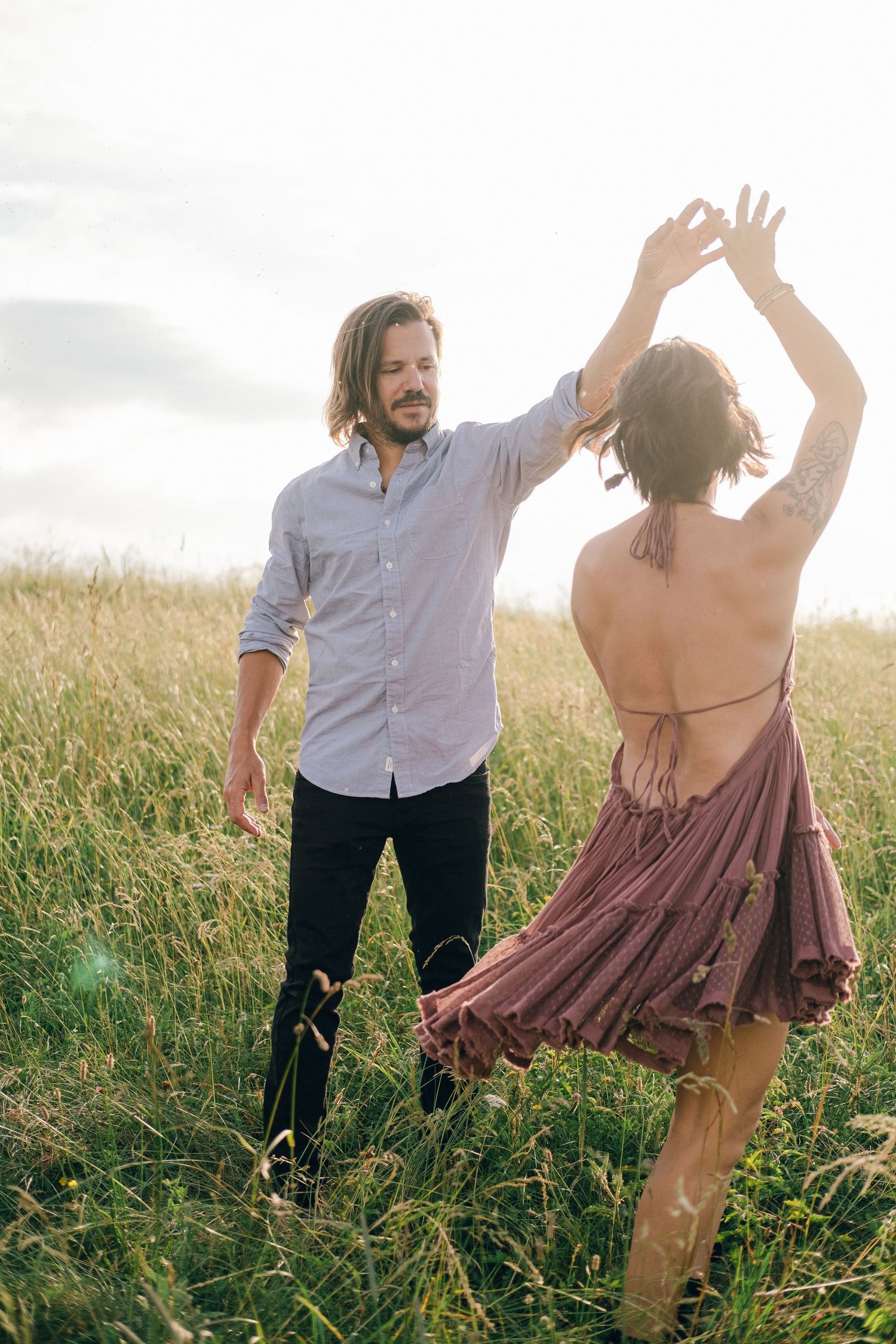 Family Session at Max Patch Trail in North Carolina