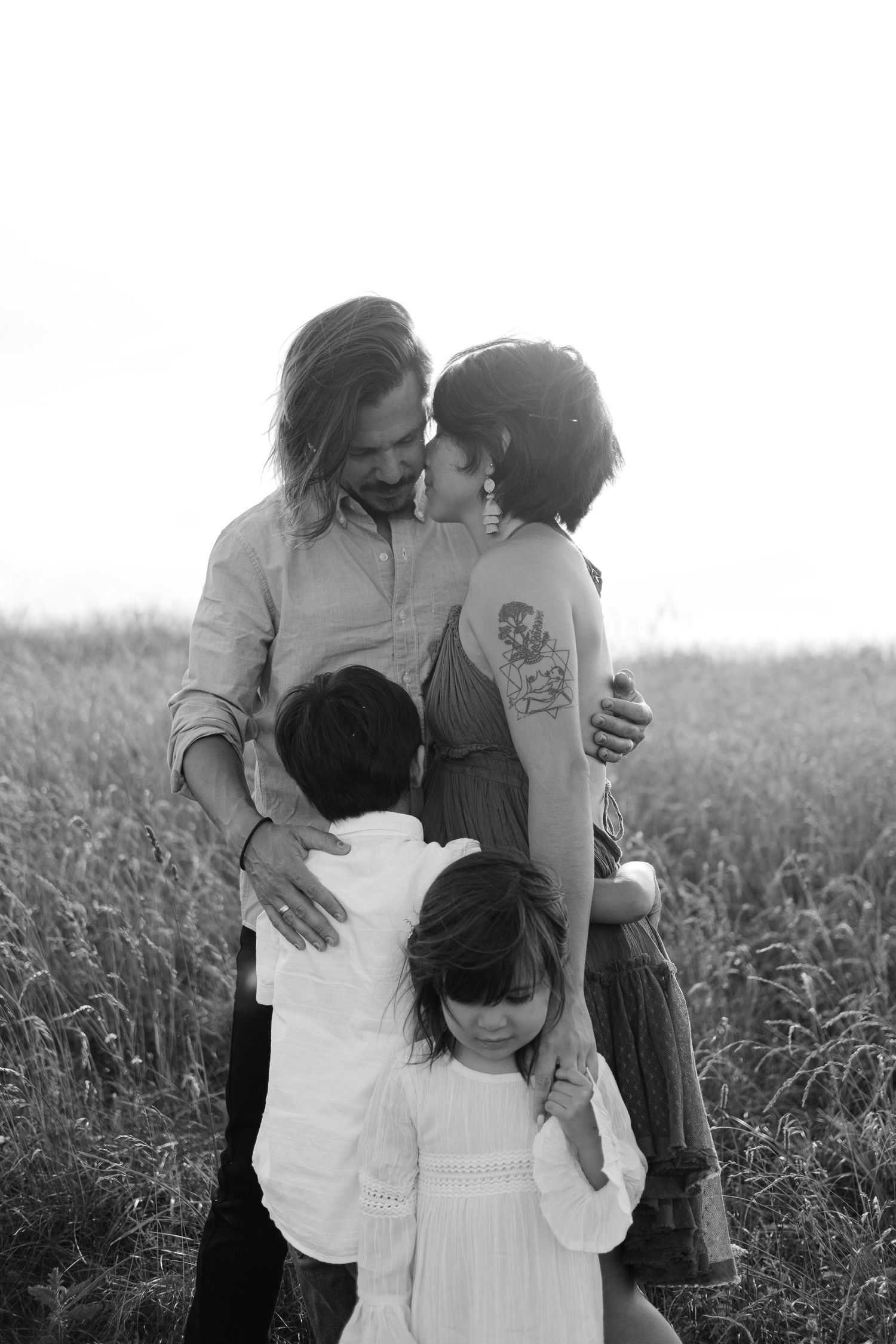 Family Session at Max Patch Trail in North Carolina
