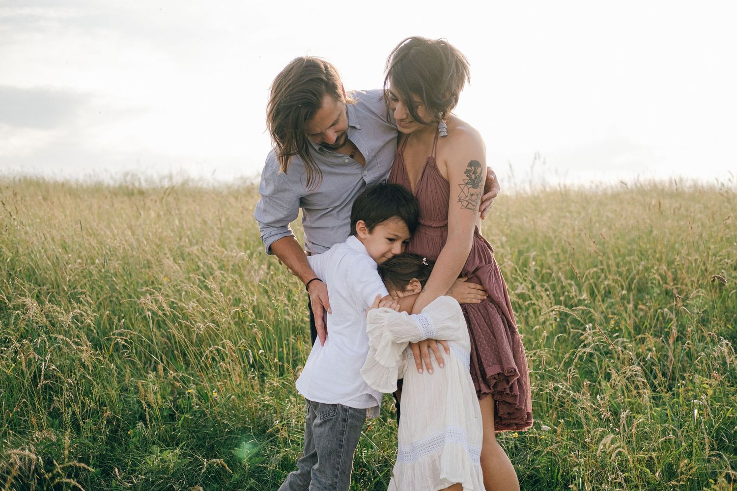 Family Session at Max Patch Trail in North Carolina