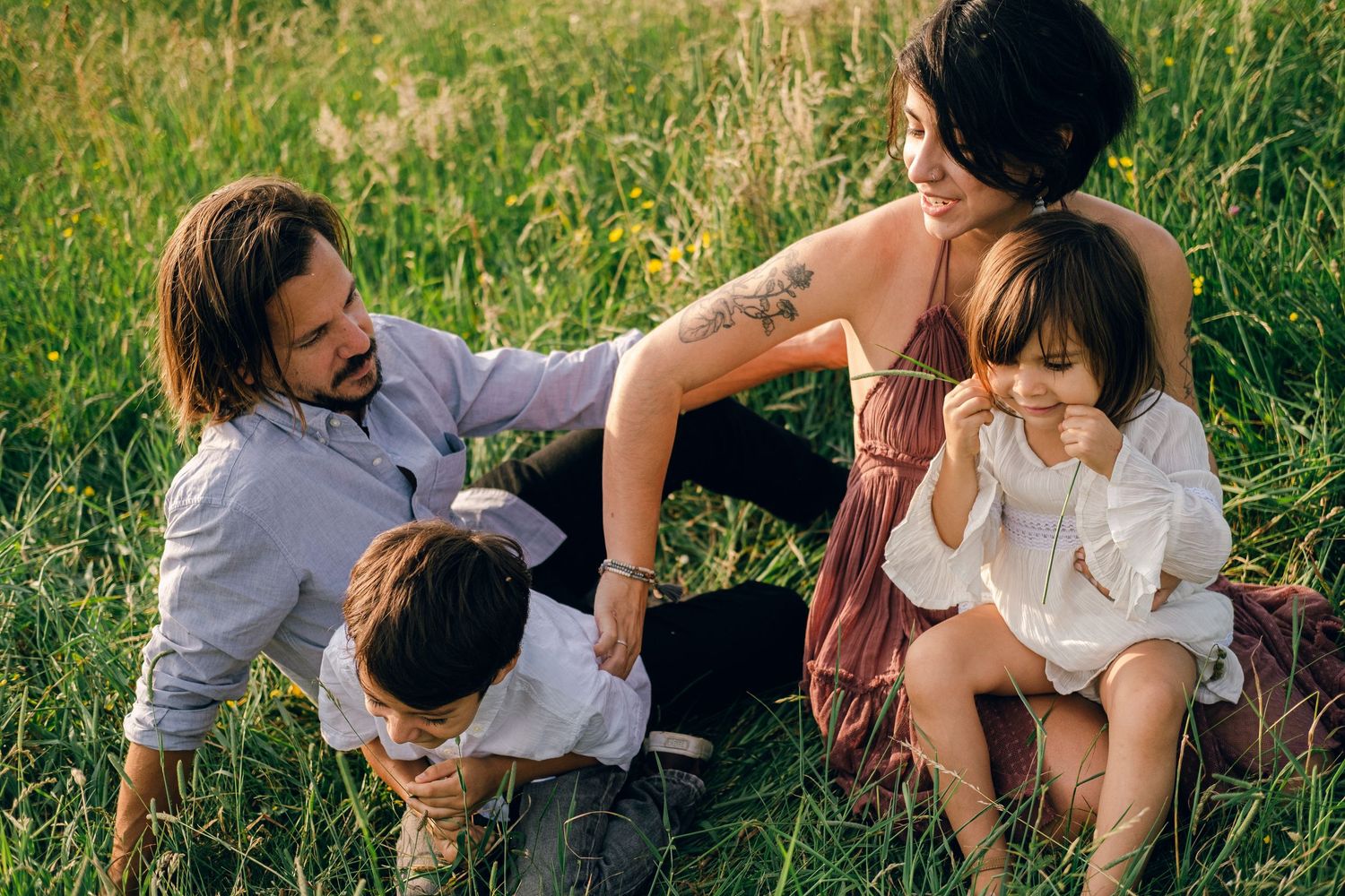 Family Session at Max Patch Trail in North Carolina
