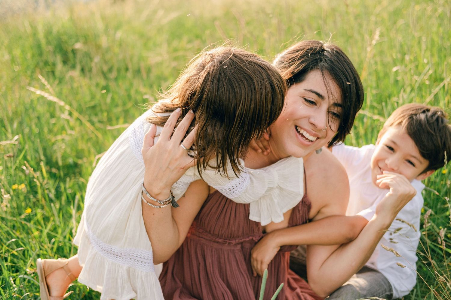 Family Session at Max Patch Trail in North Carolina