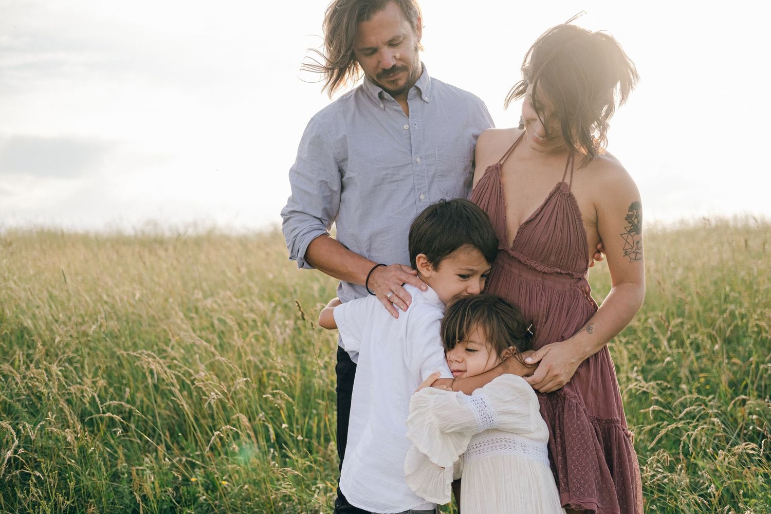 Family Session at Max Patch Trail in North Carolina