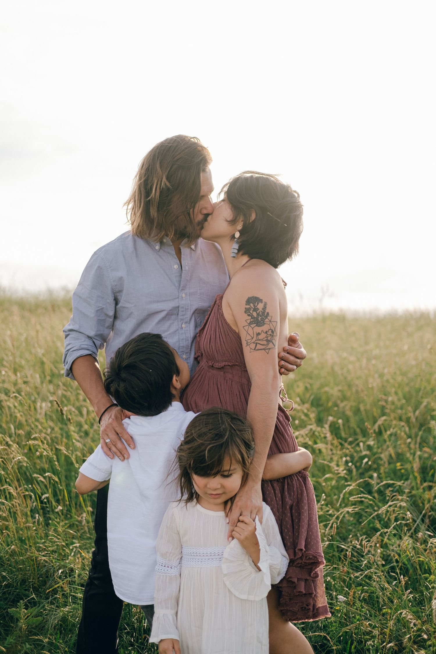 Family Session at Max Patch Trail in North Carolina