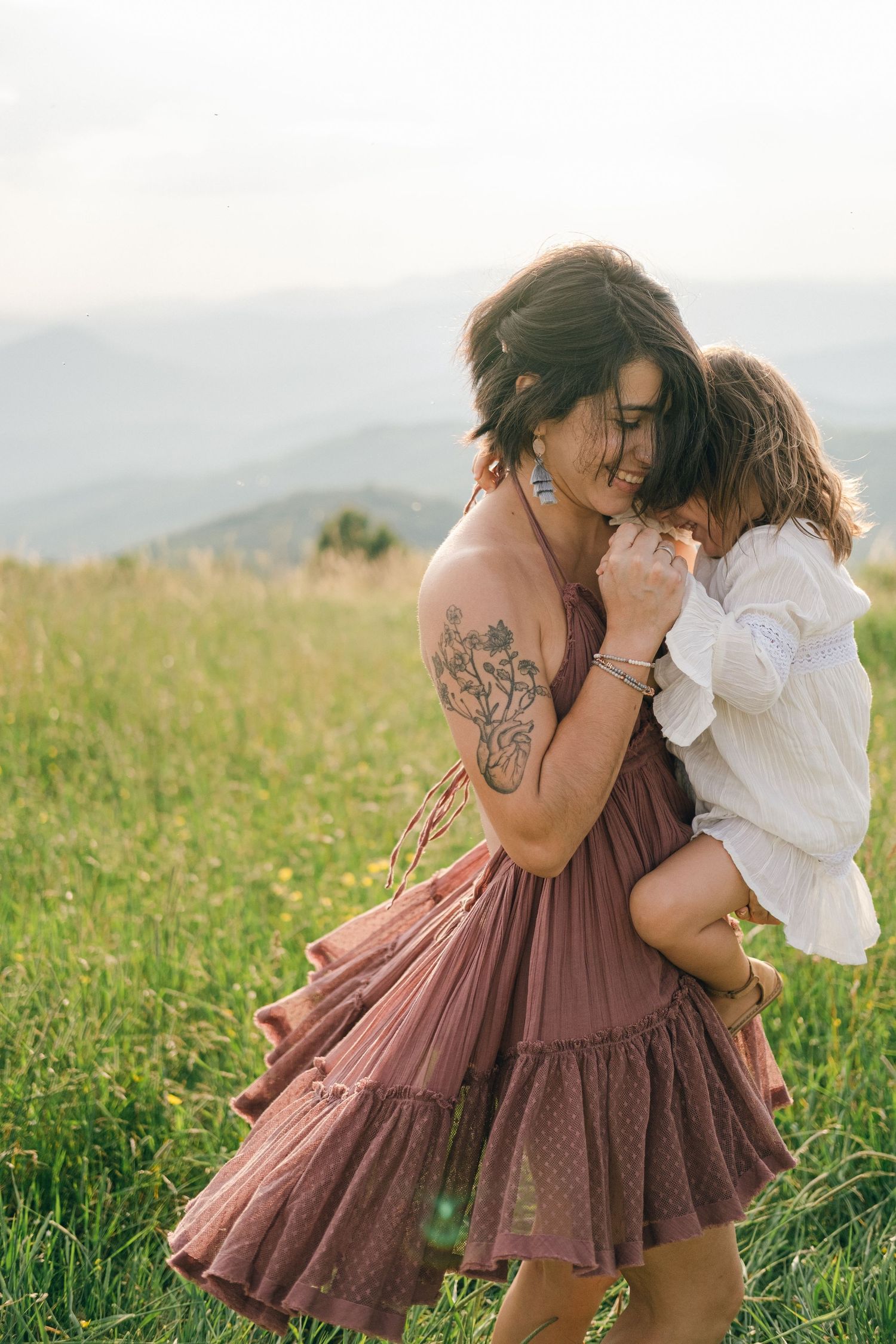 Family Session at Max Patch Trail in North Carolina