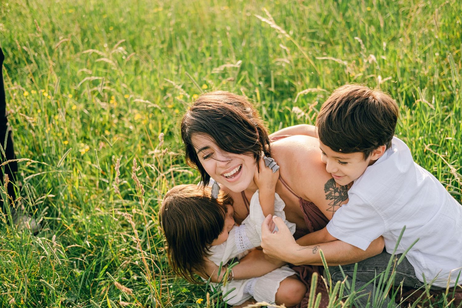 Family Session at Max Patch Trail in North Carolina