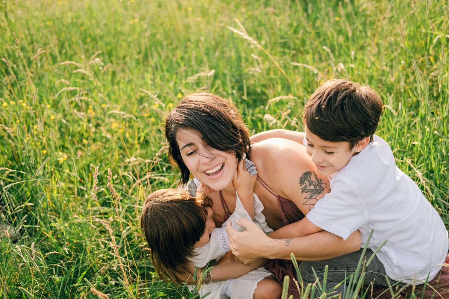 Family Session at Max Patch Trail in North Carolina