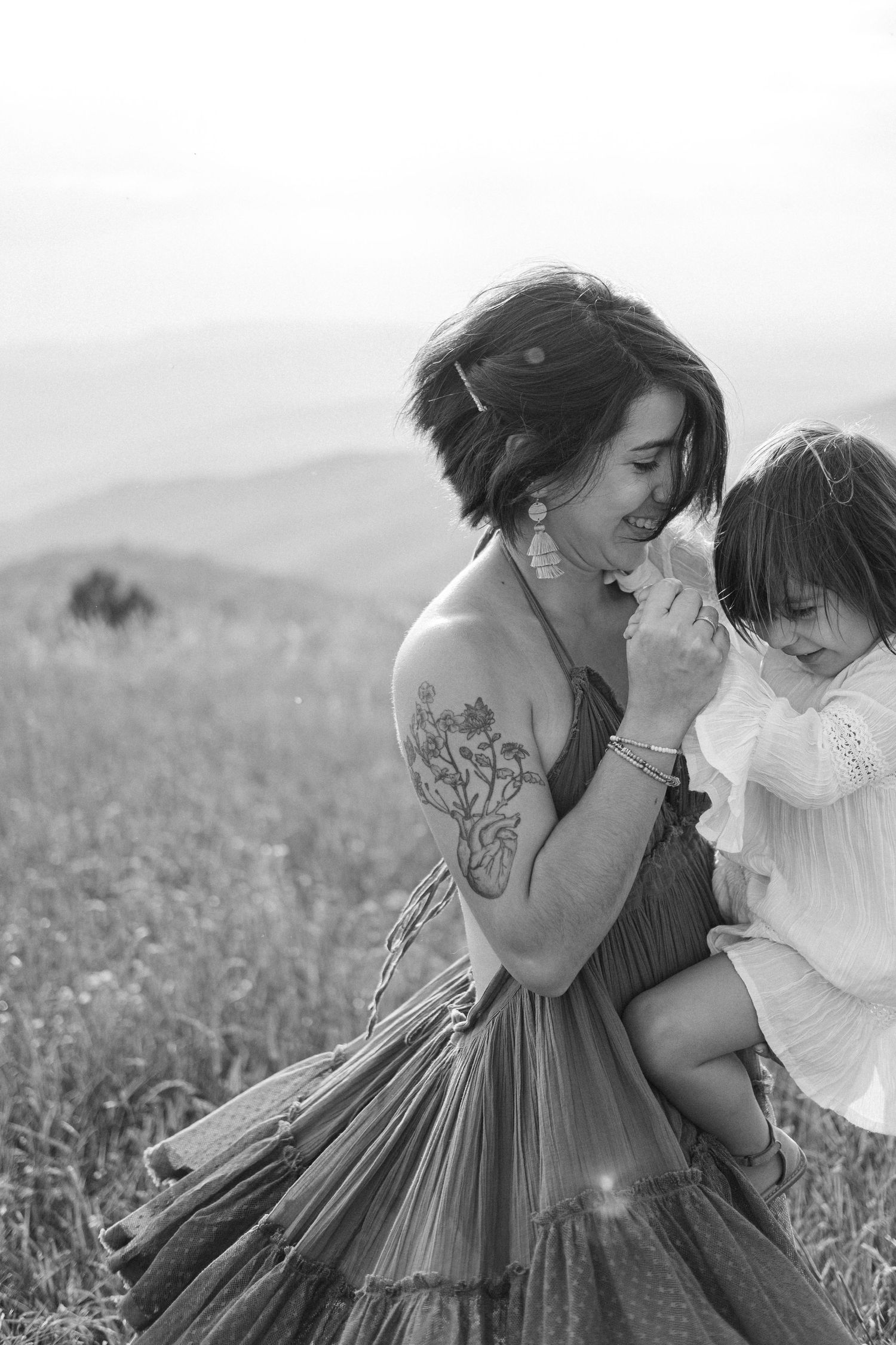 Family Session at Max Patch Trail in North Carolina