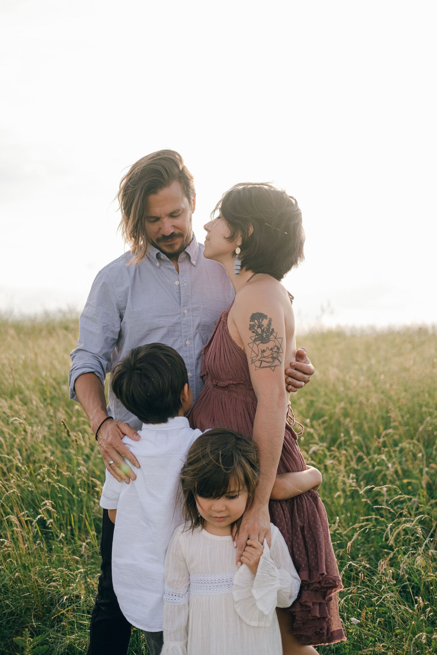 Family Session at Max Patch Trail in North Carolina