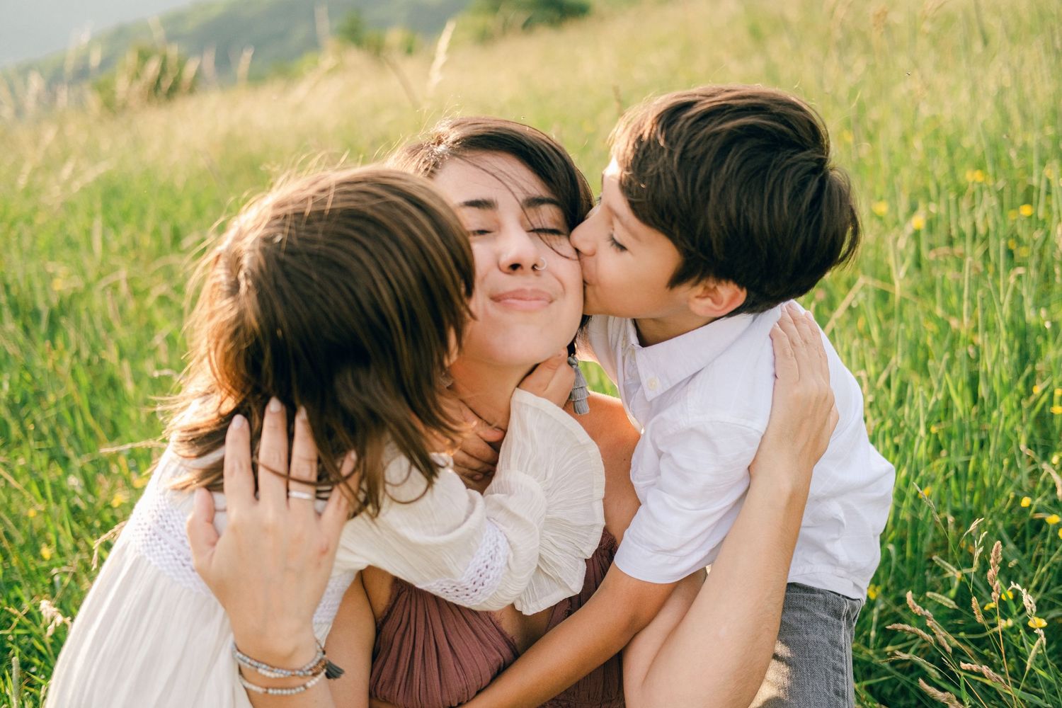 Family Session at Max Patch Trail in North Carolina