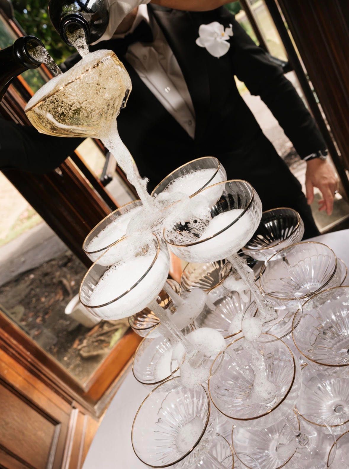 champagne tower