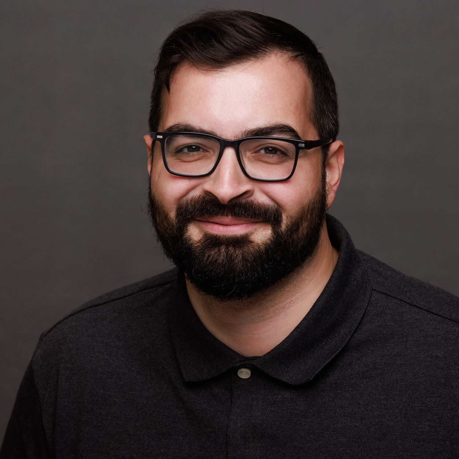 Professional business headshot of executive in Phoenix studio