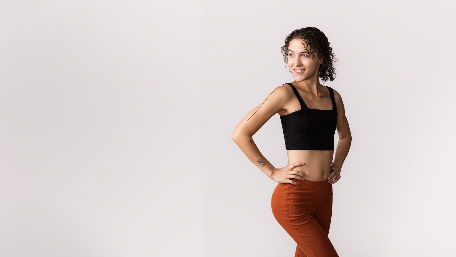 Fitness portrait taken at the Phoenix photography studio
