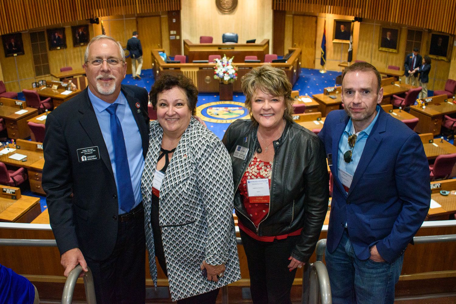 Creative event coverage at Arizona State Capital capturing guests and atmosphere