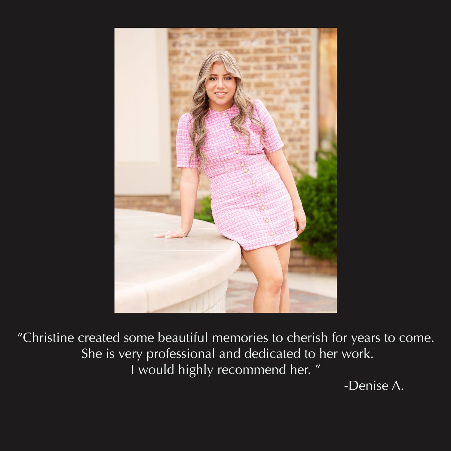 The Woodlands senior photographer reviews for Christine Kiscoe Photography.  What to look for in a senior photographer in the woodlands.